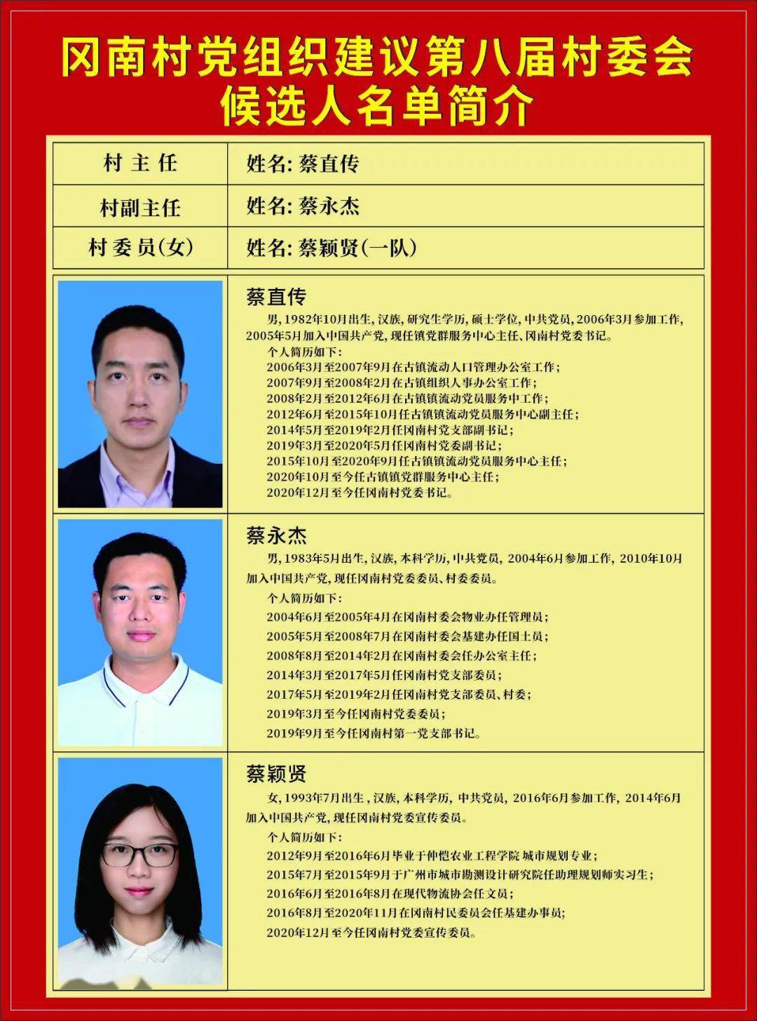西滩村民委员会最新人事任命