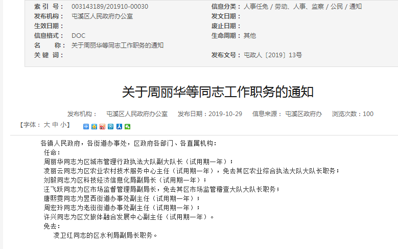 黄山区民政局最新人事任命