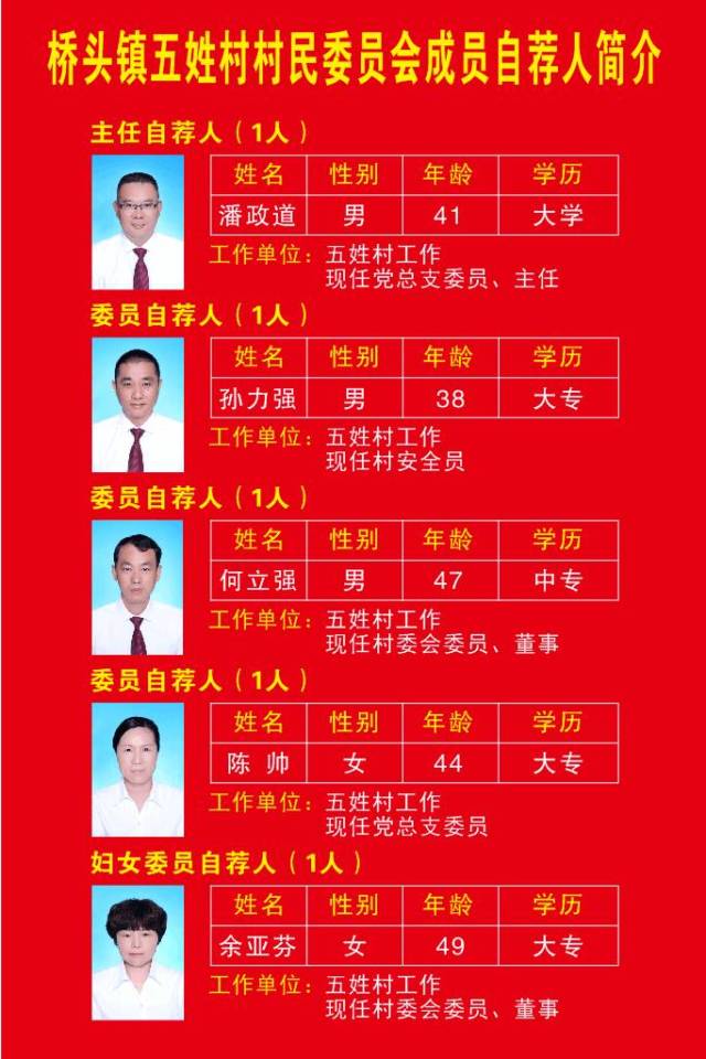 大台村民委员会最新人事任命