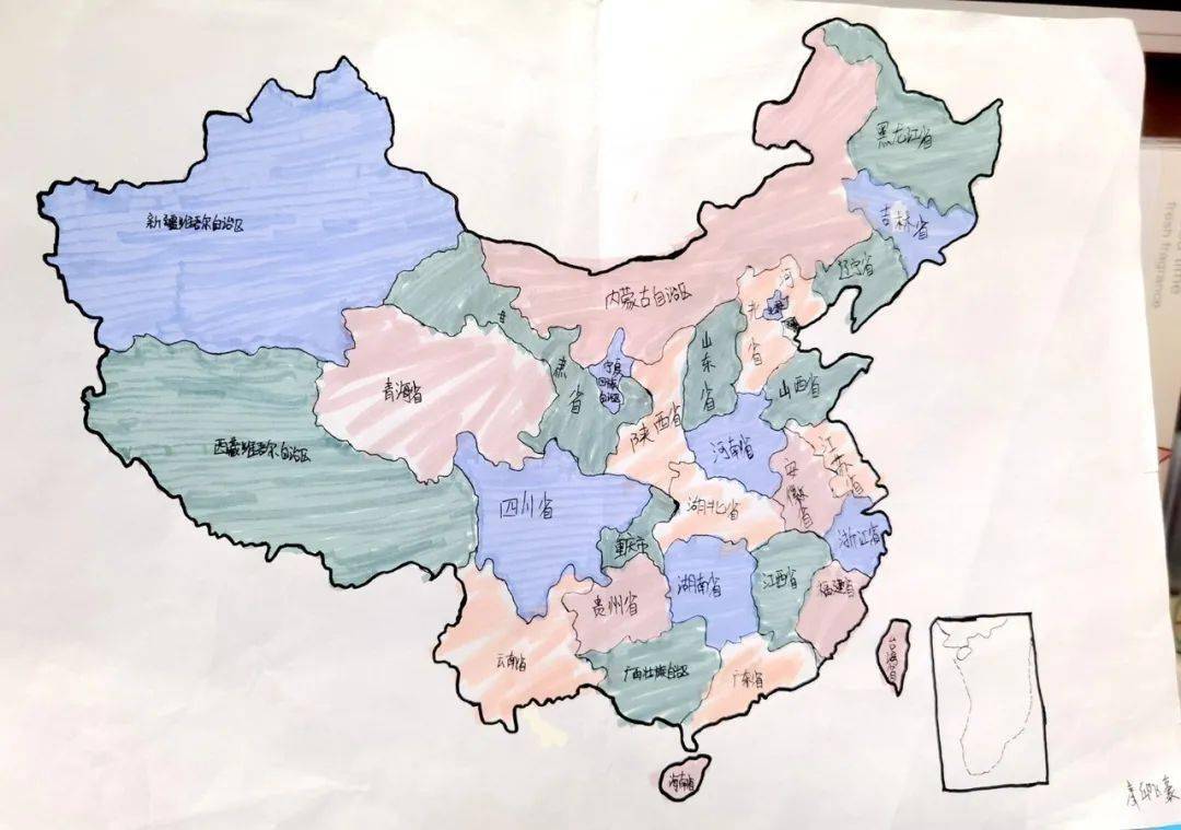 手绘中国地图,探索与发现的视觉盛宴