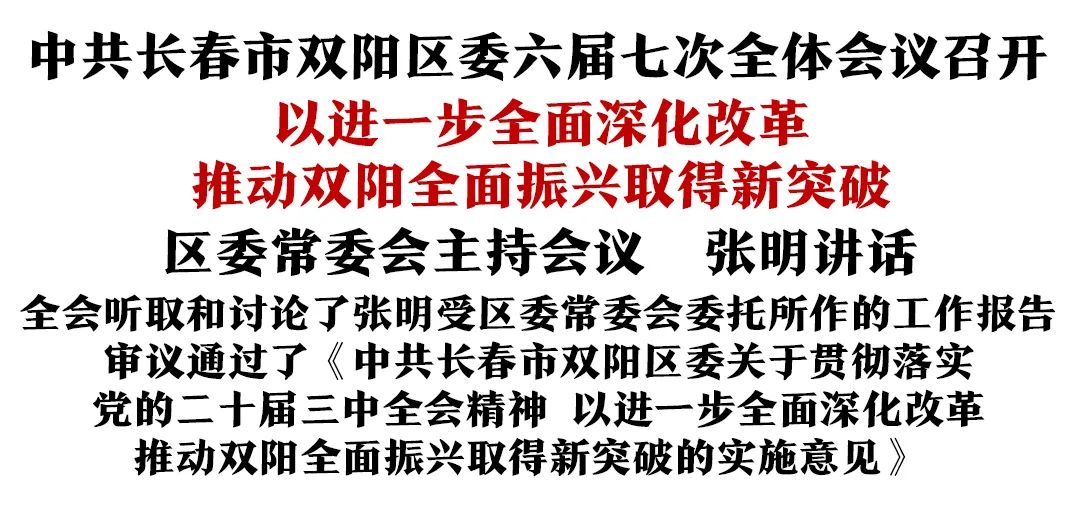 双阳区发展最新动态及亮点展望综述